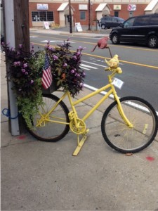 Ashland bike art, bike with birds