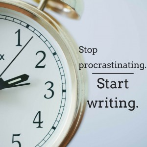 Stop procrastinating. Start writing. watch