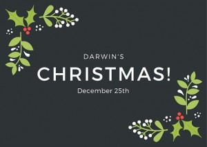 Darwin's Christmas! December 25th