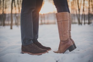 couple in snow