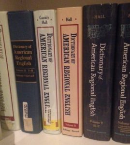 The Dictionary of American Regional English, dictionary set, Top Ten Tuesday pick