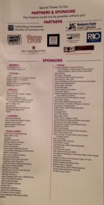 List of Gaithersburg Book Festival partners and sponsors