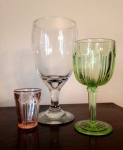 shot glass, beer glass, wine glass