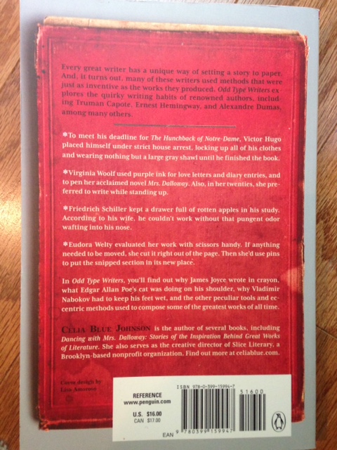 Odd Type Writers book, back cover