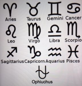 thirteenth constellation horoscope sign chart