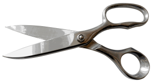 cut flab scissors