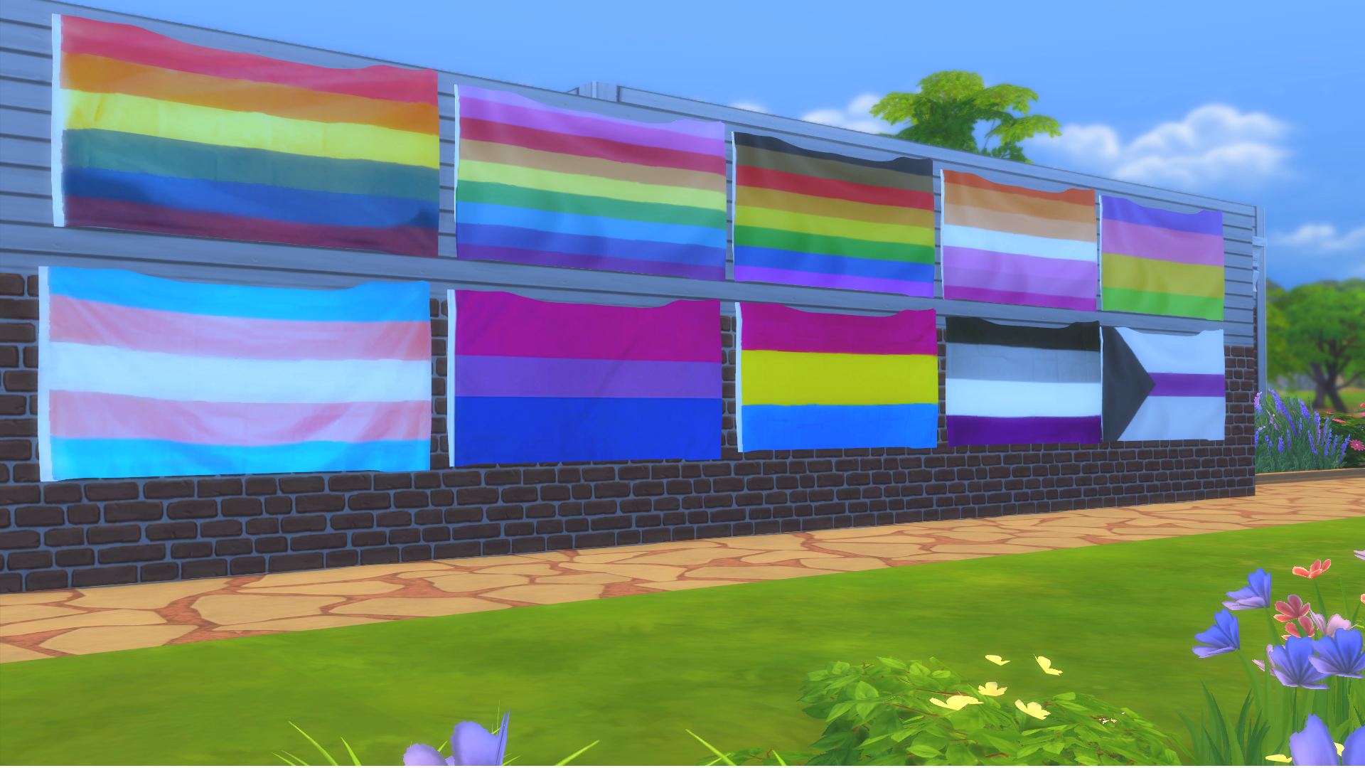 GENDERFLUID FLAG 5' x 3' Gender Fluid Identity Rainbow Gay Pride ...