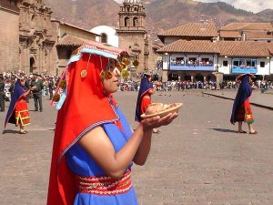 Inti Raymi celebrations in Ecuador