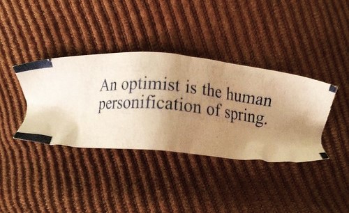 fortune cookie optimism