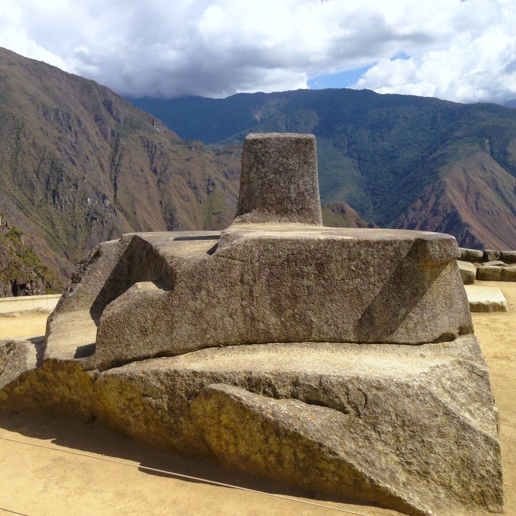 Intihuatana stones calendars