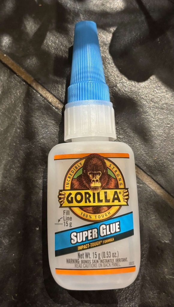 Gorilla brand super glue